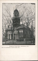 Warwick Town Hall Postcard