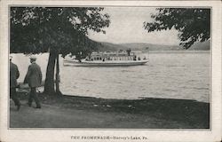 The Promenade Harveys Lake, PA Postcard Postcard Postcard