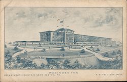 Paxinosa Inn on Weygadt Mountain Near Easton Postcard