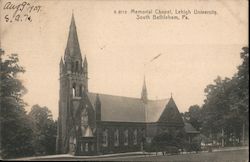 Memorial Chapel, Lehigh University South Bethlehem, PA Postcard Postcard Postcard