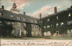 First Ladies Seminary, Built 1749 Bethlehem, PA Postcard Postcard Postcard