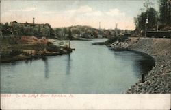 On the Lehigh River Postcard