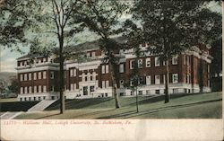 Williams Hall, Lehigh Universtiy Postcard