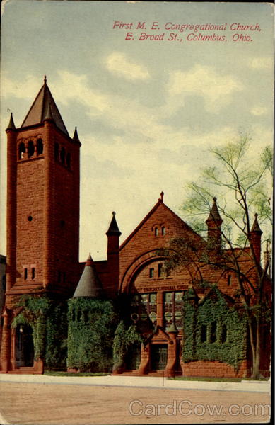 First M.E. Congregational Church, E.Broad St Columbus Ohio