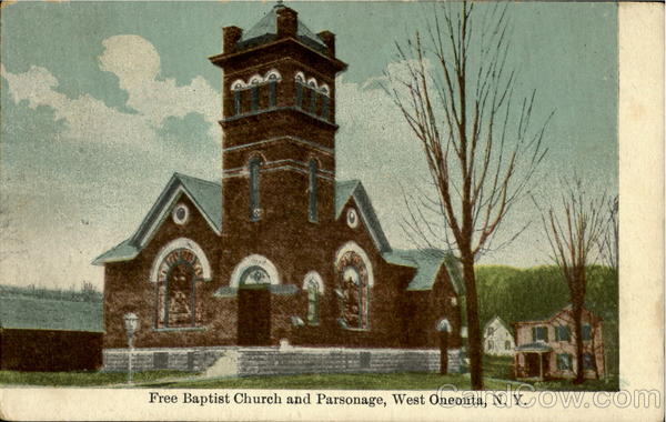 Free Baptist Church and Parsonage West Oneonta New York