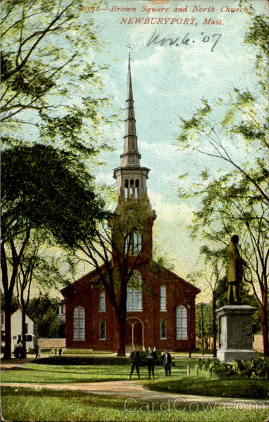 Brown Square And North Church Newburyport Massachusetts