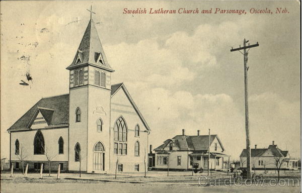 Swedish Lutheran Church And Personage Osceola Nebraska