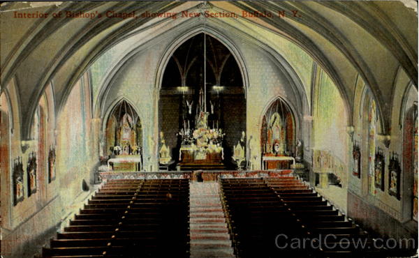 Interior Of Bishop'S Chapel, Showing New Section Buffalo New York