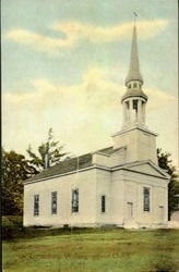 Congregational Church Lunenburg, VT Postcard Postcard