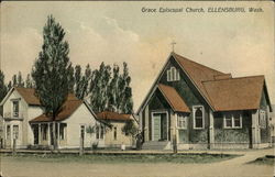Grace Episcopal Church Ellensburg, WA Postcard 