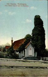 The Oldest Church Spire In America Old Tacoma, WA Postcard Postcard