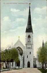 St. Joseph'S Church Waukesha, WI Postcard Postcard