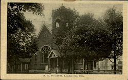 M. E. Church Loudonville, OH Postcard Postcard