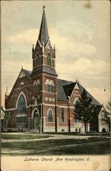 Lutheran Church New Washington, OH Postcard Postcard