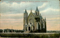 Banigan's Memorial Chapel, St. Frances Cemetry Pawtucket, RI Postcard Postcard