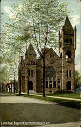 Lake Ave. Baptist Church Rochester, NY Postcard Postcard