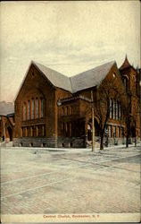 Central Church Rochester, NY Postcard Postcard