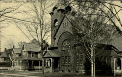 Baptist Church Sidney, NY Postcard Postcard