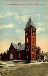 First Congregational Church, North Side Postcard