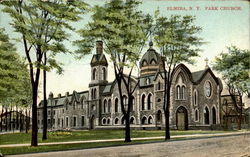 N.Y. Park Church Elmira, NY Postcard Postcard