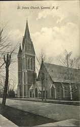 St.Peters Church Geneva, NY Postcard Postcard