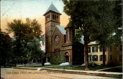 East Fulton Street And Congressional Church Postcard