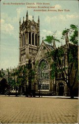 North Presbyterian Church, 155th Street, Between Broadway And Amsterdam Avenue Postcard