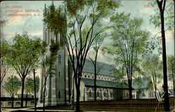 St. Johns Episcopal Church Ogdensburg, NY Postcard Postcard