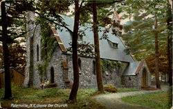 Gloria Dei Church Palenville, NY Postcard Postcard