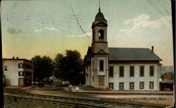 Methodist Church, Main Street Athol, MA Postcard Postcard