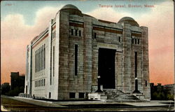 Temple Israel Boston, MA Postcard Postcard