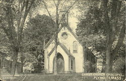 Christ Church Episcopal Plymouth, MA Postcard Postcard