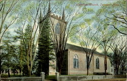 Unitarian Church Taunton, MA Postcard Postcard