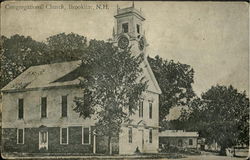 Congregational Church Brookline, NH Postcard Postcard