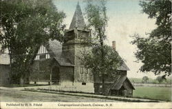 Congregational Church Conway, NH Postcard Postcard