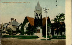 Presbyterian Church Asbury Park, NJ Postcard Postcard