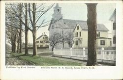 Present Street, M.E. Church Salem Depot, NH Postcard Postcard