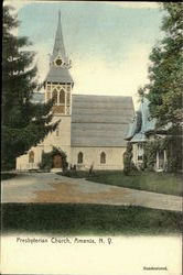 Presbyterian Church Amenia, NY Postcard Postcard