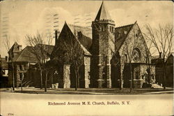 M.E. Church, Richmond Avenue Postcard