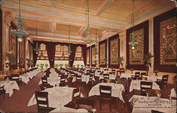 Cafe of Marquette Hotel St. Louis Missouri