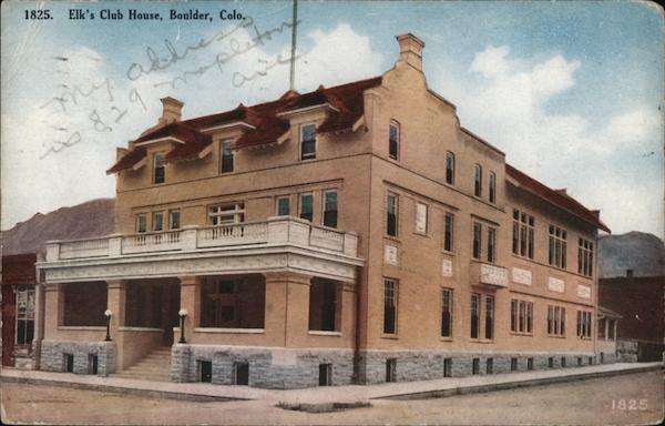 Elk's Club House Boulder Colorado