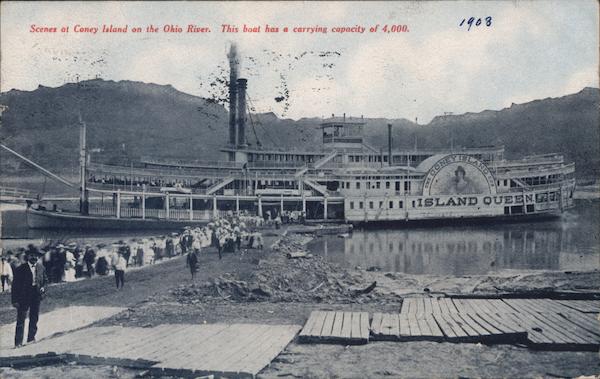 Coney Island on the Ohio River - Island Queen Riverboat Cincinnati