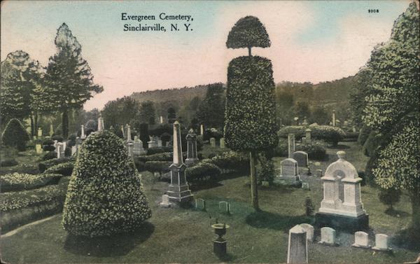 Evergreen Cemetery Sinclairville New York