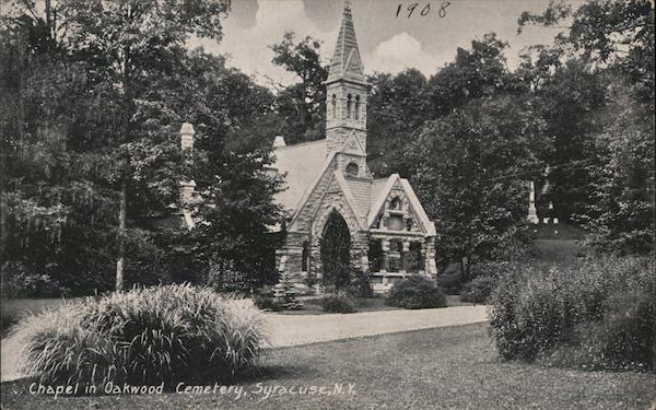 Chapel in Oakwood Cemeteryy, Syracuse, N.Y. New York