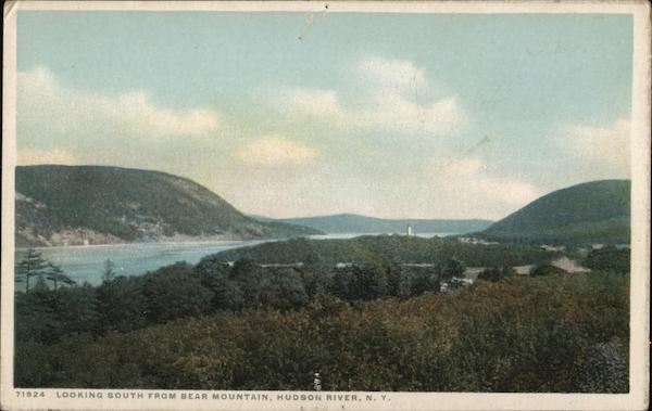 Looking South From Bear Mountain, Hudson River, NY New York