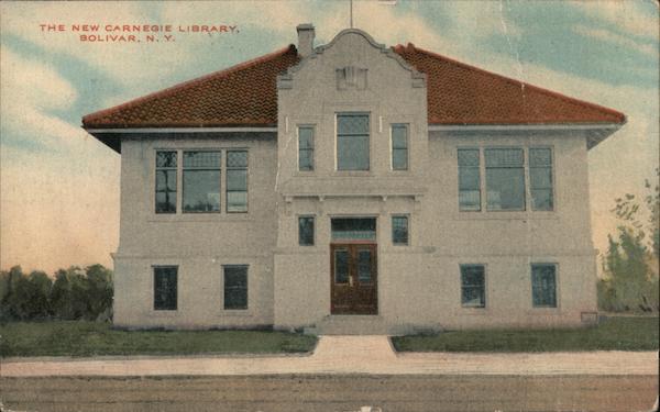 The New Carnegie Library Bolivar New York