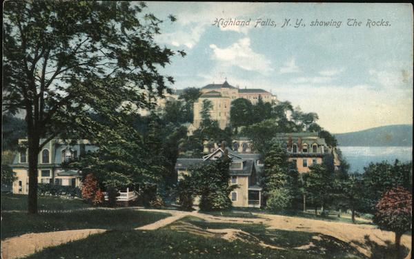 Highland Falls, showing The Rocks New York