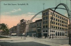 East Side Square Springfield, IL Postcard Postcard Postcard