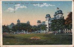 Ohio State School For Deaf, Columbus, Ohio Postcard