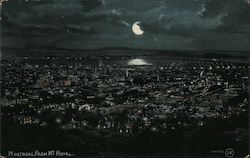 Montreal from Mt. Royal at Night Postcard